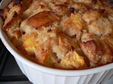 Heart Healthy:  Peach Bread&nbsp;Pudding