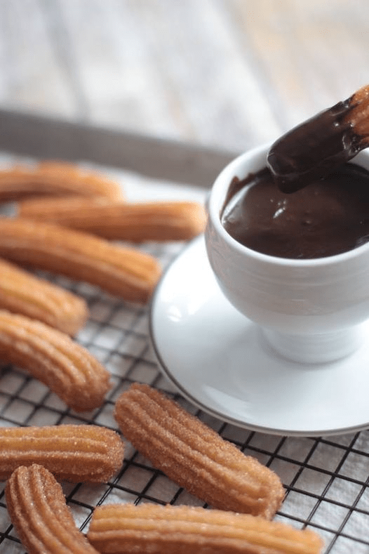 Churros con Chocolate