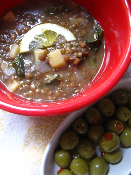 Lentil Soup with Kale