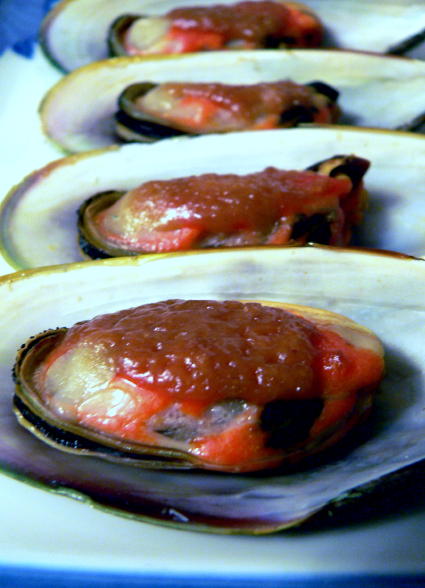 Mussels with Sumiso&nbsp;Sauce